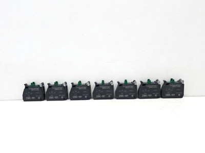 ZBE101 SCHNEIDER ELECTRIC CONTACT BLOCK LOT OF 7