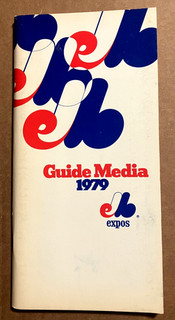 1979 MONTREAL EXPOS MLB BASEBALL GUIDE / MEDIA 11TH YEAR 4 1/2 X 9 1/2 132 PG