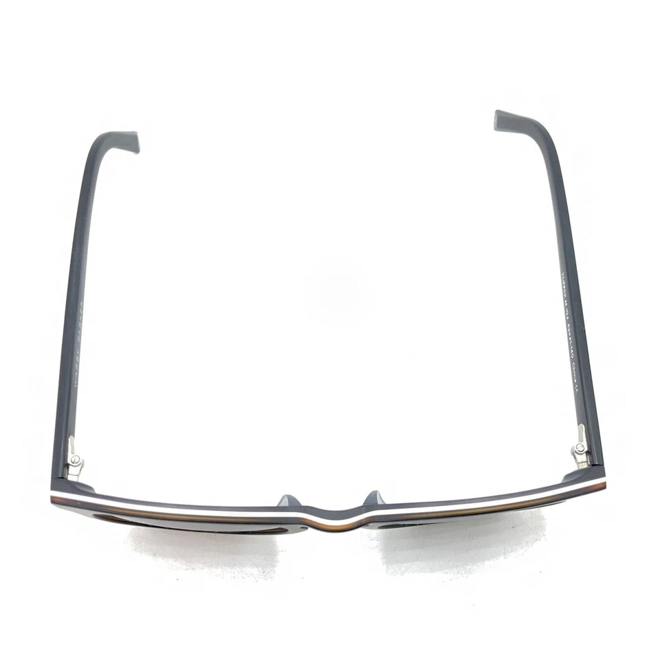 Gafas de sol redondas Warby Parker Topper M 103 mate negras blancas lentes grises 48-21 140 Foto 3 de 4