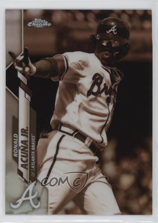 2020 Topps Chrome Sepia Refractor Ronald Acuna Jr Ronald Acuña Jr #112 1u6
