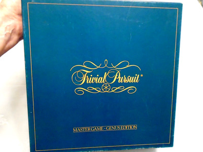 Vintage 1981 Original Trivial Pursuit Master Game Genus Edition No. 7 - Complete