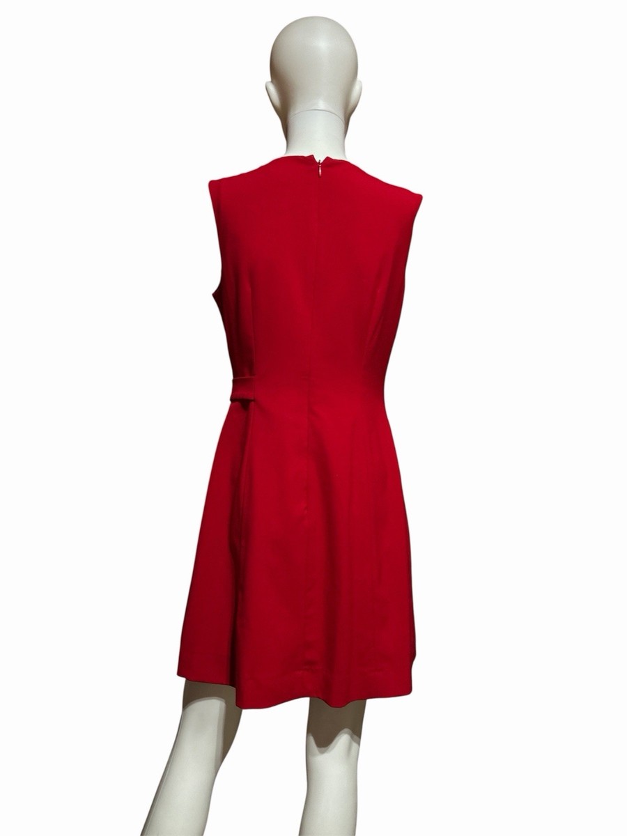 open lace back dress Calvin Klein Women's Dress Double Breasted A-Line Midi Dress Watermelon 2  at Amazon Women's Clothing store main image 1