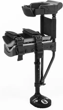 Threemart Hands Free Crutch, Stable and Comfortable Peg Leg Crutch Knee Crutches