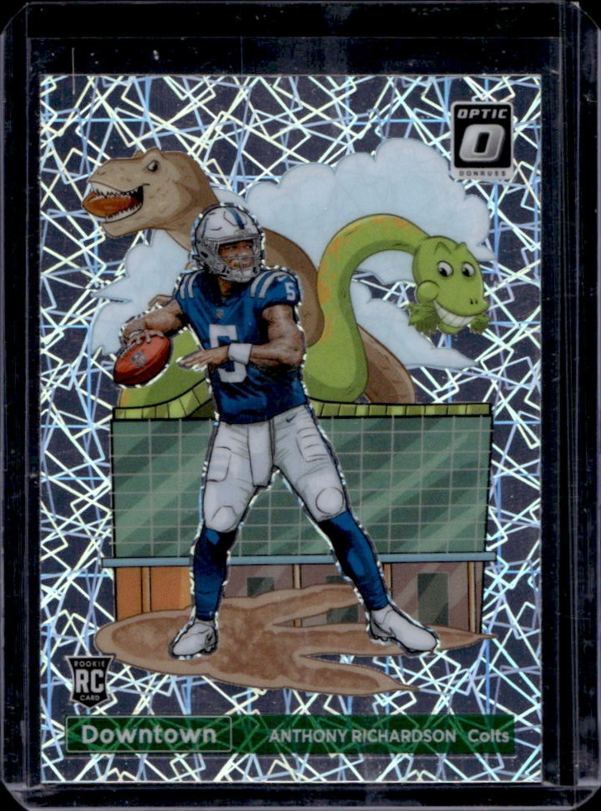 2023 Donruss Optic Anthony Richardson Downtown! SSP RC Rookie #D-3 Colts