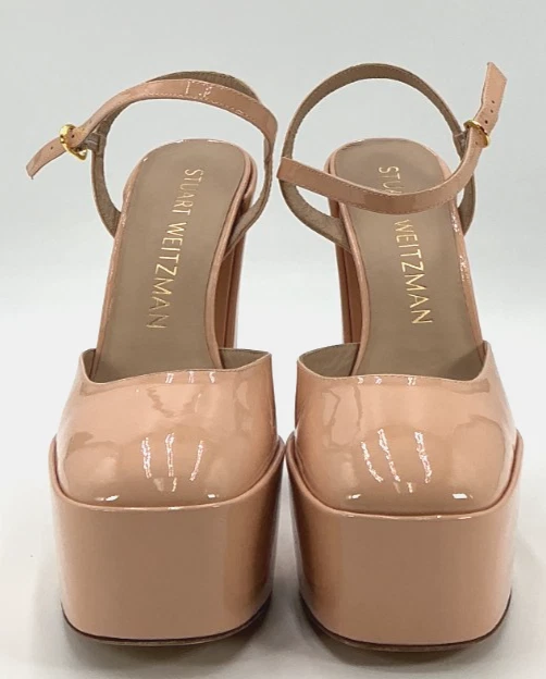 Zapatos de salón Stuart Weitzman Skyhigh 145 rosa con correa al tobillo para mujer talla 9,5 Foto 2 de 4