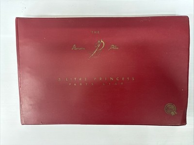 Vanden Plas 3 Litre Princess (MK I & II) BMC Factory Service Parts List 11/62