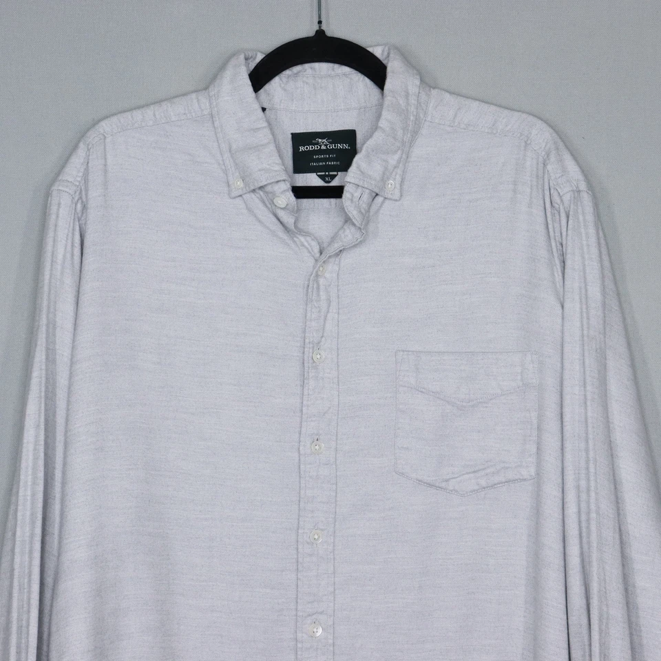 Camisa manga larga Rodd & Gunn Sports Fit abotonada tela italiana XL Foto 3 de 4