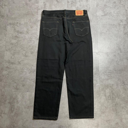 Black denim Levi's 550 W36 jeans straight denim Japan Levi Black denim Levi's 550 W36 jeans straight denim Japan Levi
