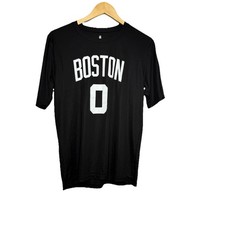 Jayson Tatum Boston Celtics NBA Black Youth XL 18/20 Performance T-Shirt NWT