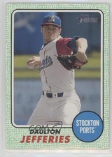 2017 Topps Heritage Minor League Edition Green 23/50 Daulton Jefferies #72 0x1j