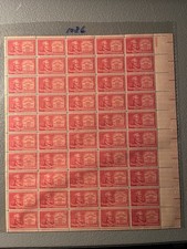 Scott#1086 3c Alexander Hamilton 1957 Full Sheet Of 50 MNHOG
