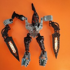 Lego Bionicle 8972 Atakus Agori Incomplete Missing Arm Instructions Box