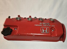 Oem Honda Civic D16z6 D16 Sohc Vtec 16 Valve Cover Red Polished Letters Oem Honda Civic D16z6 D16 Sohc Vtec 16 Valve Cover Red Polished Letters