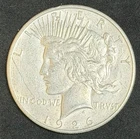 1926-S Peace Silver Dollar - 90% US Coin, No Reserve #605