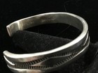 Sterling Silver Cuff Bracelet Signed by Nora 31.7 grams — photo 2