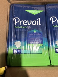 Prevail Daily Briefs & Underwear Maximum Absorbency Small White MaxSorb Gel 96ct