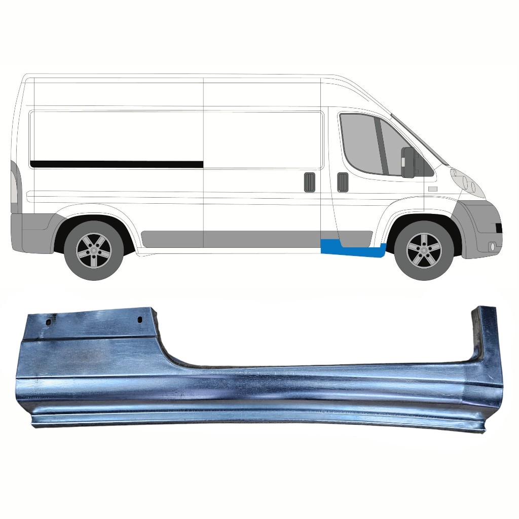 Front door sill repair panel for Peugeot Boxer 2006-2014 / Right