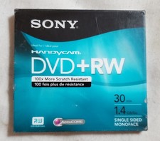 Sony Handycam DVD RW Mini Disc 1 SEALED 1.4GB 30 Min Single Sided Accucore