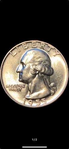 New Listing1955-D Washington 90% Silver Quarter (MS) – U.S. 25¢  -  #109