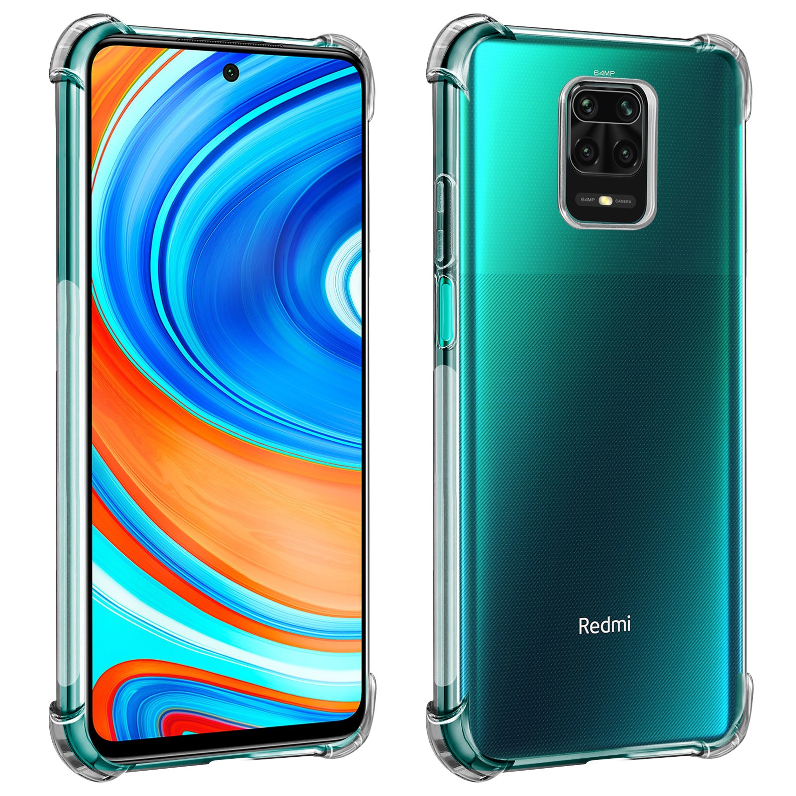 Pack Redmi Note 9 Pro Max coque et verre pour vie active
