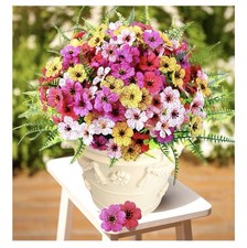 Artificial Flowers for Outdoors, 12 Bundles UV Resistant Fake Outdoor Flowers Fa
