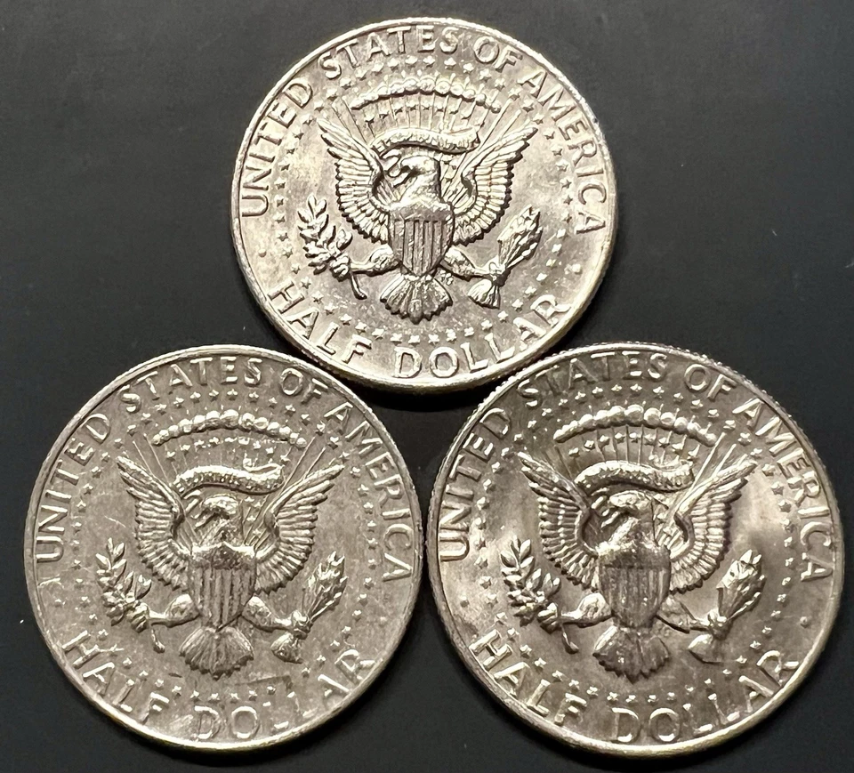 1980–1982 Kennedy Half Dollar Set – Philadelphia Mint (P) – DDR Errors - Image 2 of 4