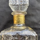 RARE VINTAGE THATCHER GLASS WHISKEY DECANTER WITH CORK STOPPER  4 ROSES PLCB TAG — photo 5