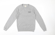 Jack Wills Men's Grey Small Pullover Crew Neck Sweatshirt