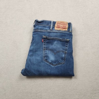 Levi's 514 Herren Jeans Hose W38 L33 Denim Blau Straight Gerade Regular Stretch