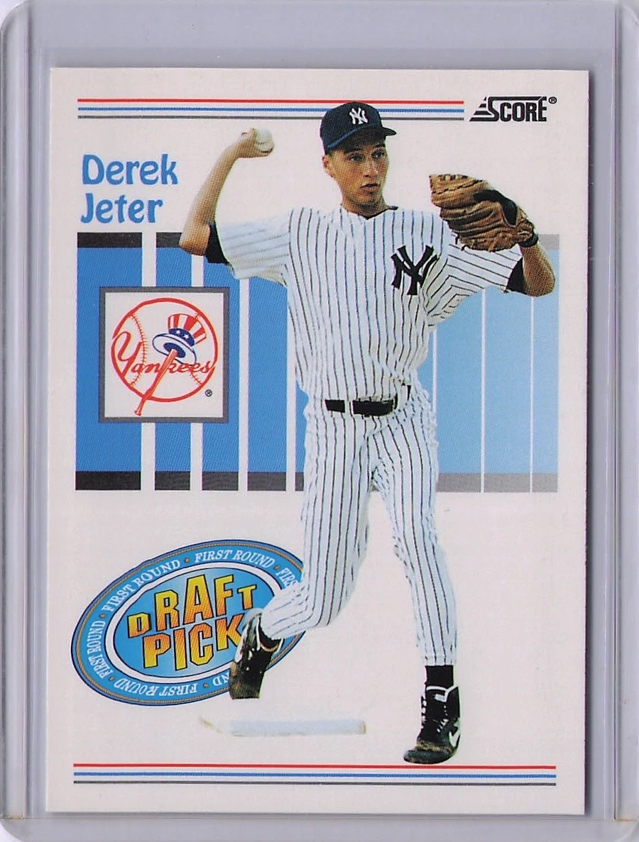 Derek Jeter Baseball SCORE Rookie Sports Trading Card Singles for
