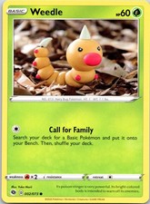 Weedle Common Champion's Path 02/73 NM