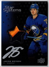 2021-22 UD Premier Star Systems Rookies Auto Patch JACOB BRYSON SSR-JB 16/149 RC