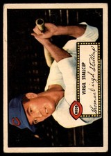 1952 Topps #69 Virgil Stallcup VG/EX Very Good/Excellent Reds Red Back  ID:96749