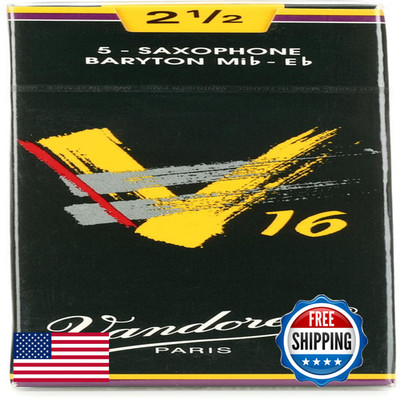 Vandoren Sr7425 Baritone Sax V16 Reeds Strength 2.5 Of 5