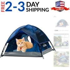 Outdoor Waterproof Pet Camping Tent, Cave Bed for Indoor Cats and Small Dogs,...