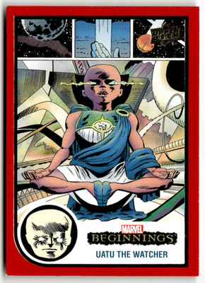 Upper Deck 2022 Marvel Beginnings Vol. 2 Series 1 12 Uatu the Watcher Red Base