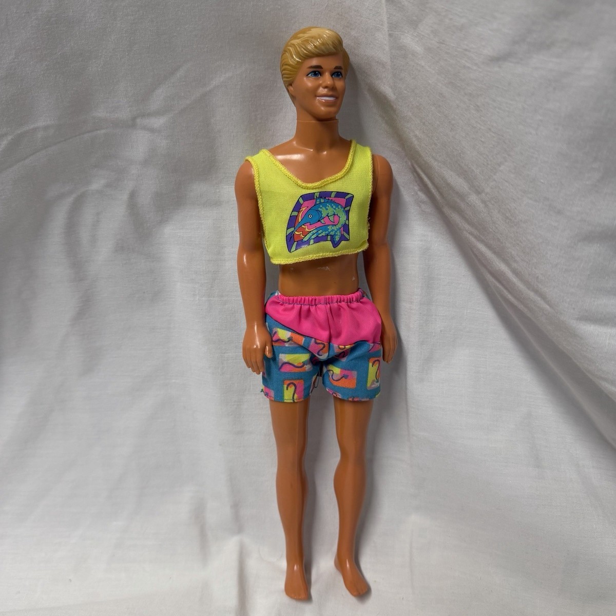 Vintage Barbie Doll Hawaiian Fun Ken Original Outfit Small Flaw