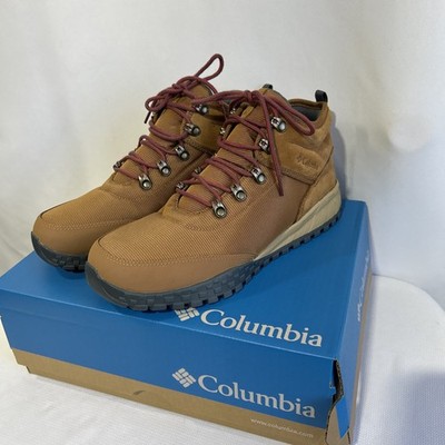 COLUMBIA 2100881-286 MEN'S FAIRBANKS MID WATERPROOF ELK/GRAPHITIE BOOT Sz 10.5 