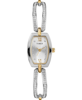 Timex  Women's  Two-Tone Bangle Watch TW2T58400