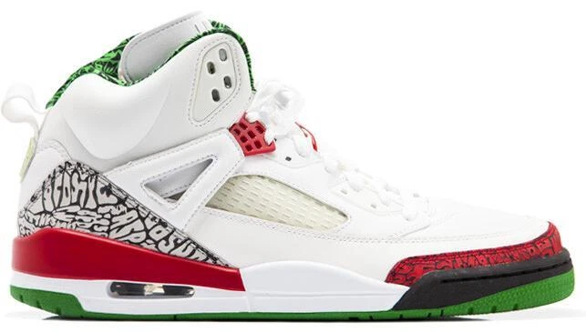 Jordan Spizike 2006 белый зеленый с подписью