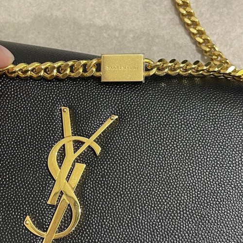 Saint Laurent ( YSL ) Kate small embossed-leather shoulder bag - Picture 3 of 7