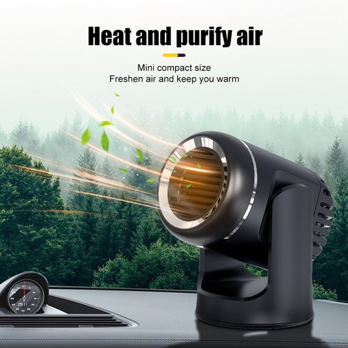 Car Heater Portable Electric Heating Fan Windshield Defogger Defroster Demister - Picture 5 of 6