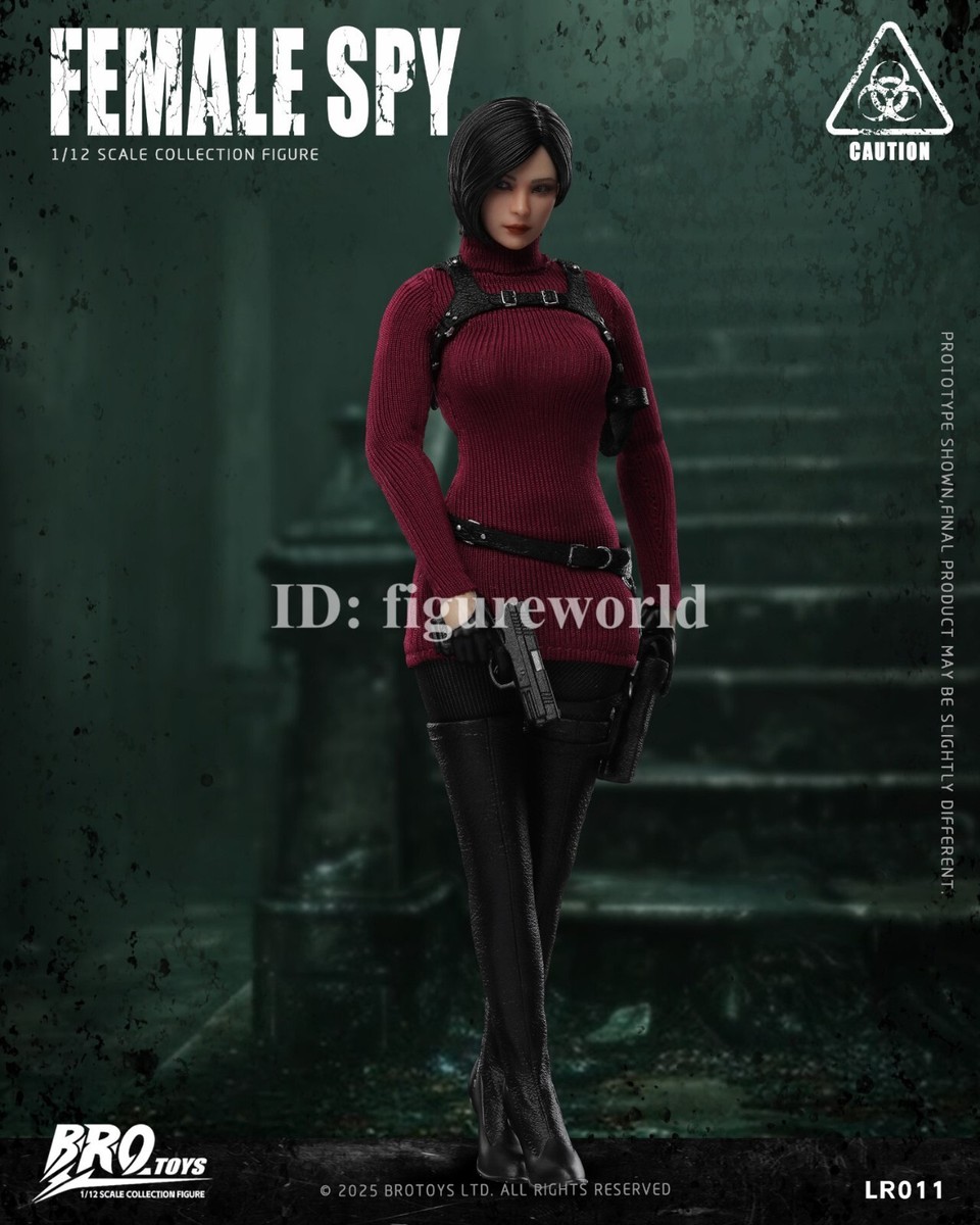 BROTOYS LR011 1/12 Resident Zombie Evil Crisis Ada Female Action