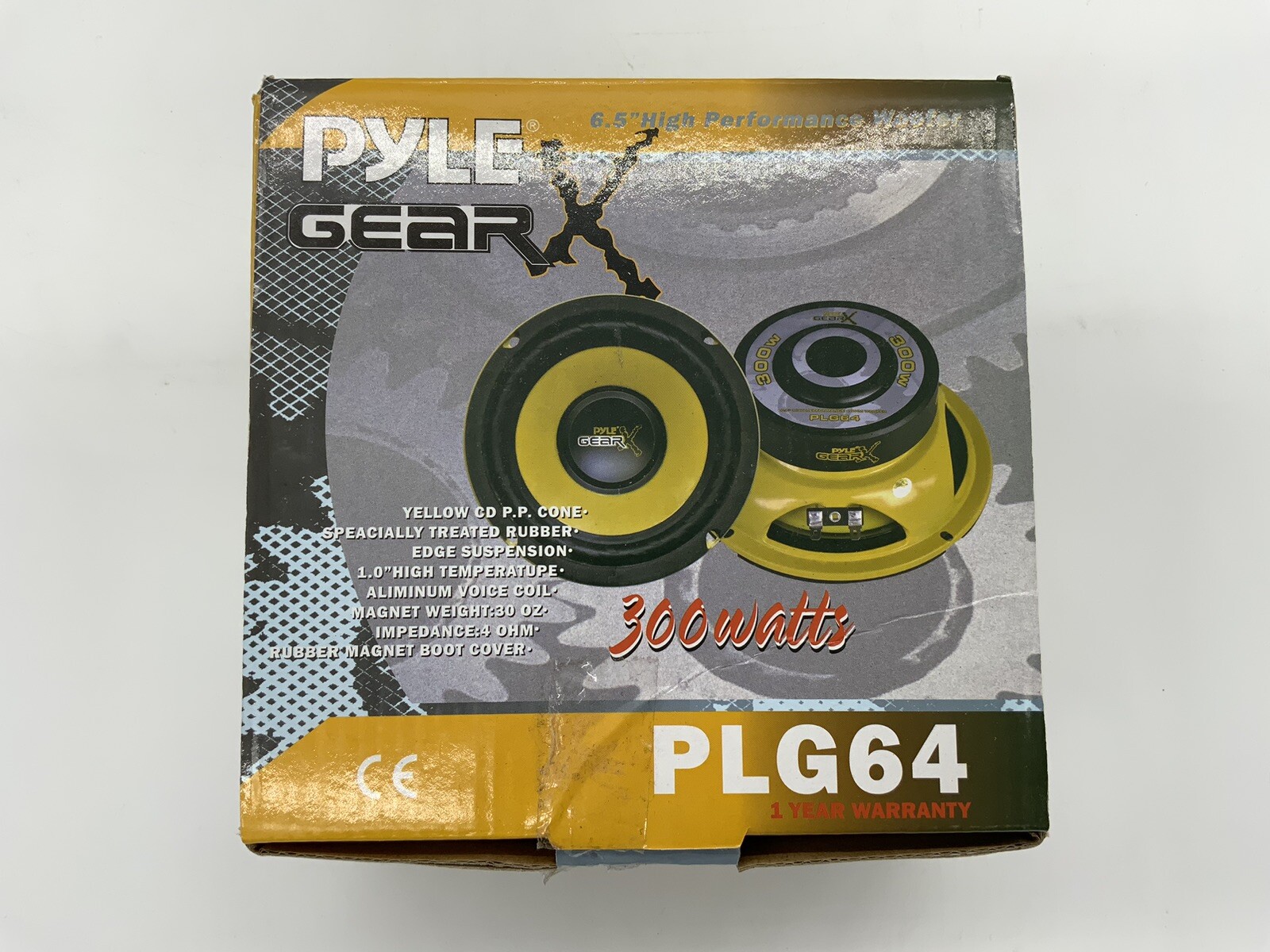Pyle PLG64 Woofer 6.5" Plye Gear 300Watts 68888874120 eBay