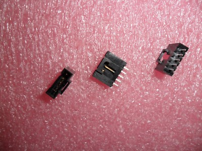 0705430109 PCB HEADER CONNECTOR 5-POS VERTICAL THRU-HOLE 0.1CTR 30AU (LOT OF  5)