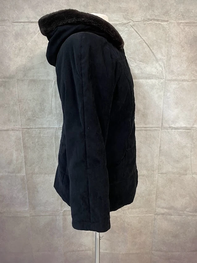 Mulberry Street Women's Black Zip Up Jacket Size M Medium - Image 4 of 4