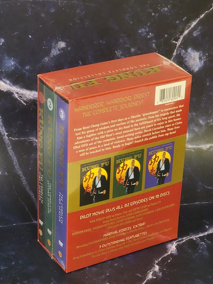Kung Fu: The Complete Series Collection (DVD 16 Disc Box Set) Seasons 1-2-3 NEW - Image 3 of 3