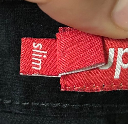 Supreme Slim Fit Black Chino Pants (size: 34) - 第 4/6 張圖片