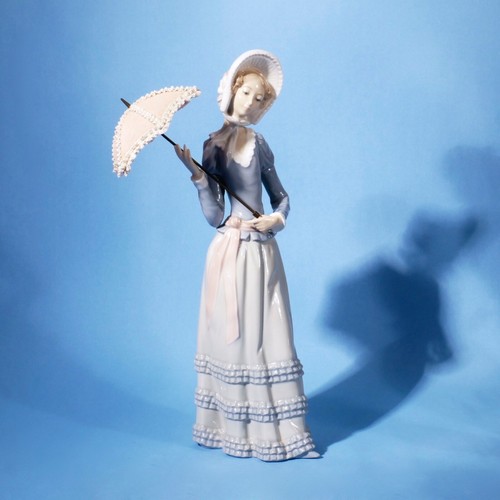 Lladro Aranjuez Dama Con Sombrilla 4879 * Excelente * Retirado - Imagen 14 de 15