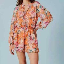 DELUC Lio Floral Romper Sold out Size Medium